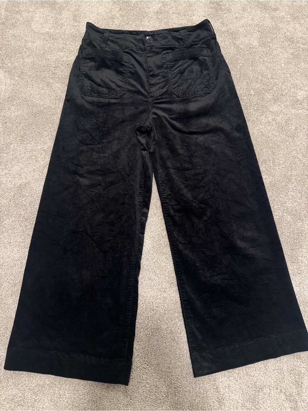 Anthropologie Maeve The Colette Black Corduroy Pants - Picture 4 of 5
